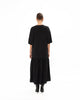 BLACK MIDI COTTON DRESS