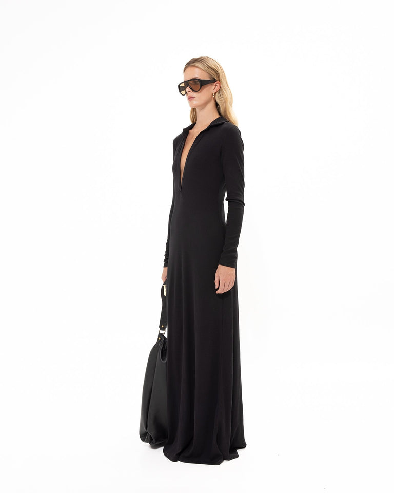 RIB MAXI DRESS