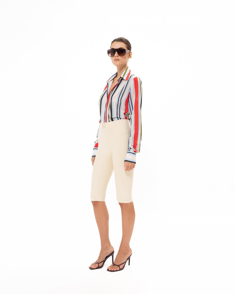 STRIPED SLIM-FIT SHIRT