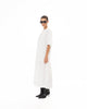 WHITE MIDI COTTON DRESS