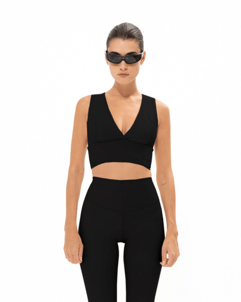 BLACK SPORTS BRA