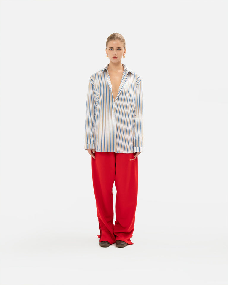 SKY BLUE STRIPED SHIRT