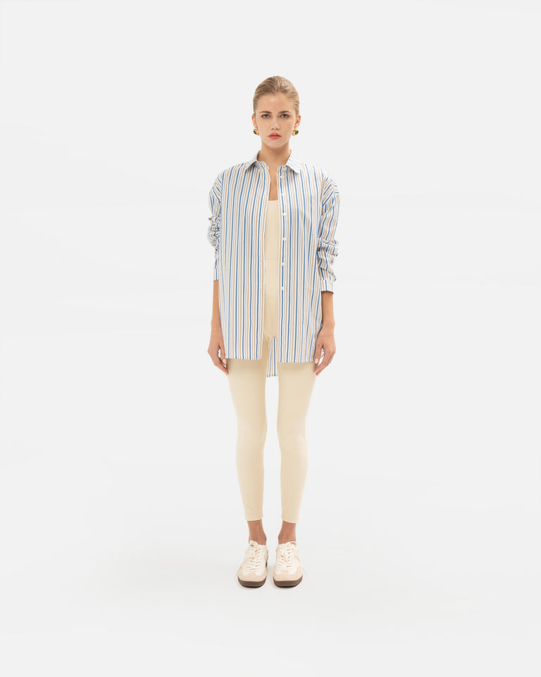 SKY BLUE STRIPED SHIRT