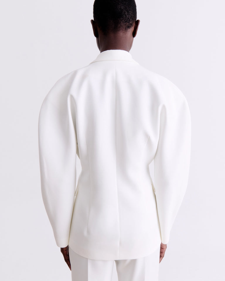 WHITE TAILORED BLAZER