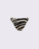 ZEBRA PRINT LOW CUT BIKINI BOTTOMS