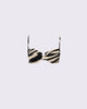 ZEBRA PRINT UNDERWIRE BIKINI TOP