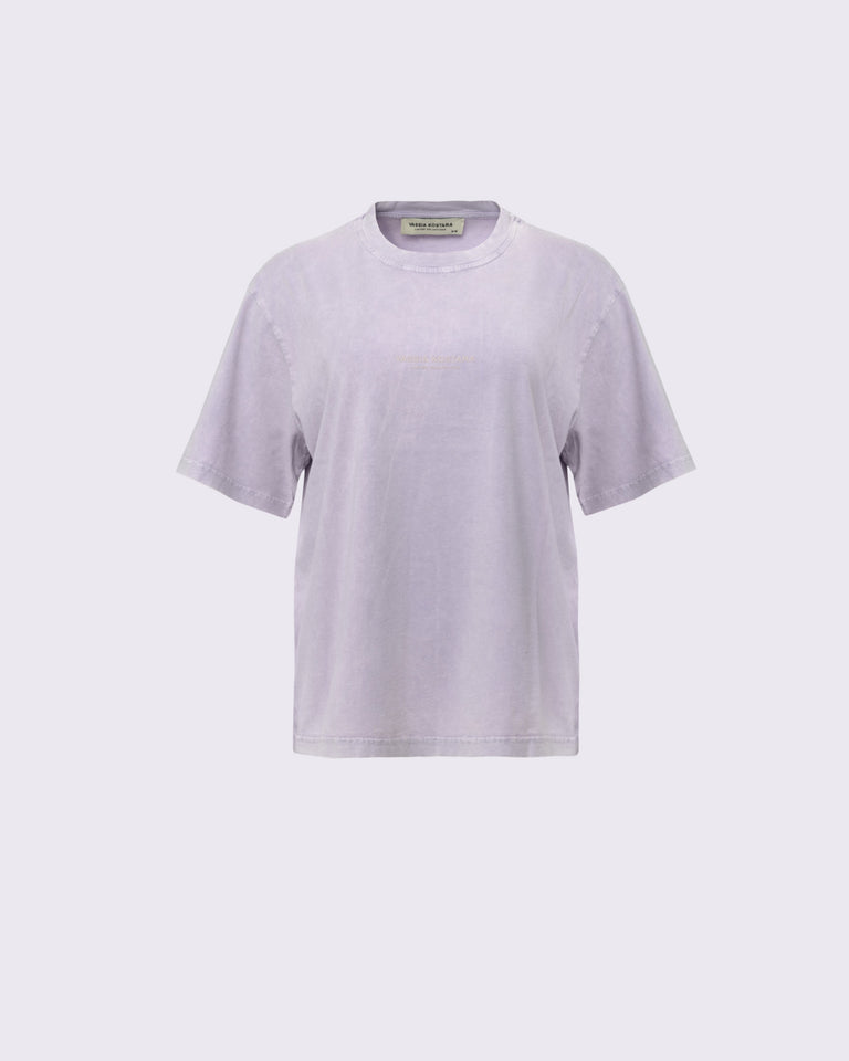 LILAC COTTON T-SHIRT