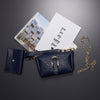 "MOVE" BLUE GOLD SHOULDER BAG