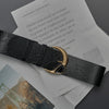 "MOONAGE DAYDREAM" BLACK GOLD BELT