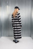 YAMATA LONG DRESS GREY/BLACK
