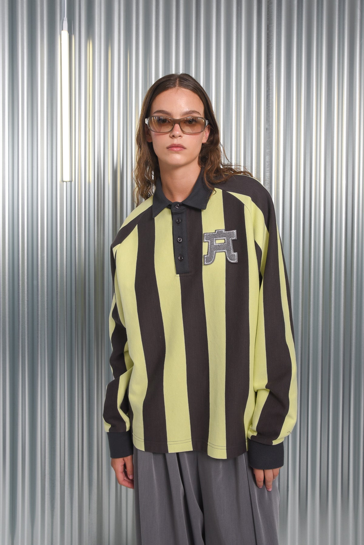 YAMATA POLO |YELLOW/BROWN