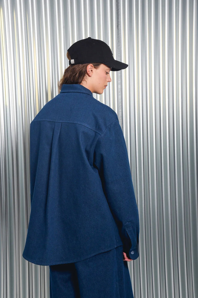 OTZI DENIM SHIRT BLUE