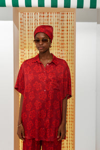 HIBISCUS SHIRT RED