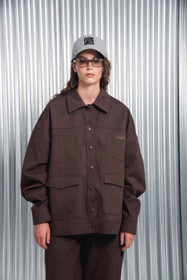 BLANK JACKET |BROWN