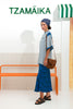 HIBISCUS SKIRT BLUE