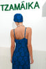 HIBISCUS DRESS BLUE