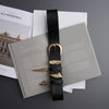 "SENSUOUS WHISPER" BLACK GOLD BELT