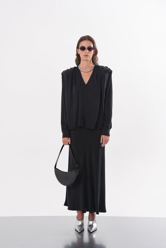 KOI SKIRT BLACK