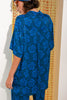 HIBISCUS SHIRT BLUE