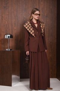 HIGHER SELF BLAZER |BROWN