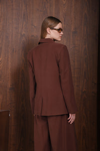 HIGHER SELF BLAZER |BROWN
