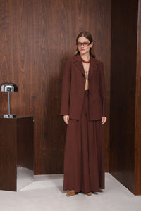 HIGHER SELF BLAZER |BROWN