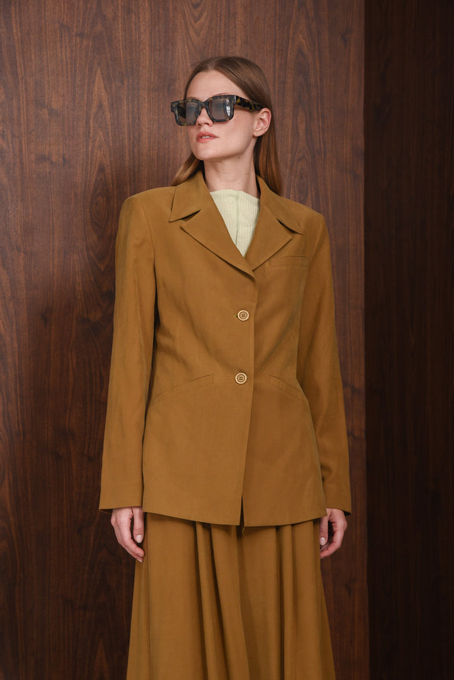 HIGHER SELF BLAZER |OLIVE