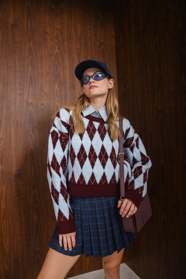 BALANCE PULLOVER |LIGHT BLUE COMBO|