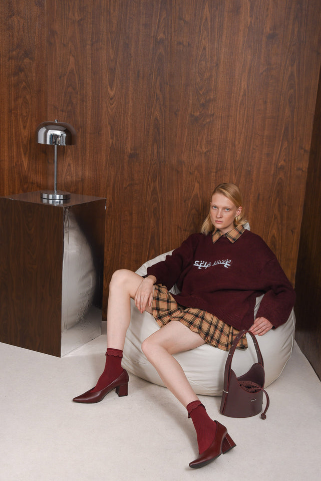 SELF LOVE PULLOVER |BORDEAUX