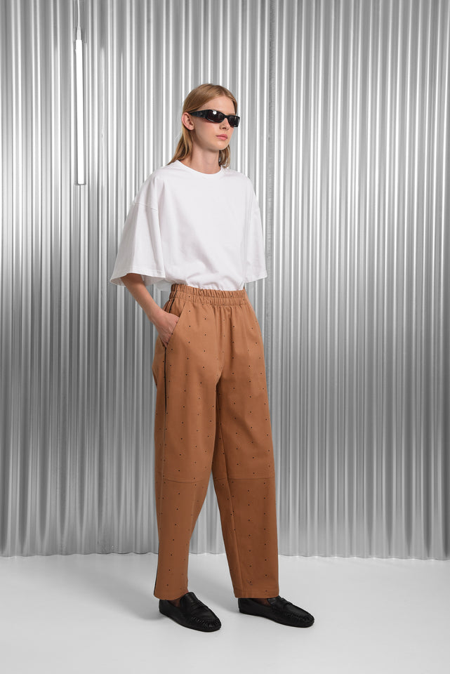 OSAKA ELASTIC WAIST PANTS |CAMEL