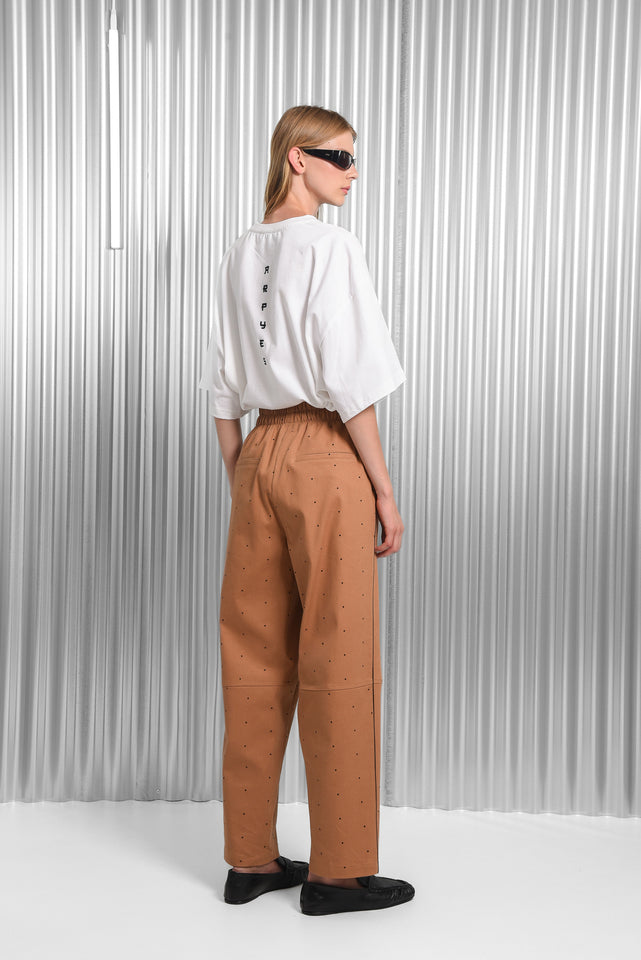 OSAKA ELASTIC WAIST PANTS |CAMEL