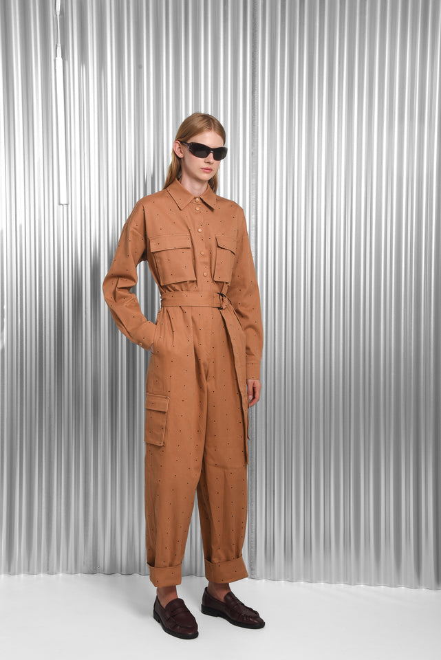 OSAKA JUMPSUIT |CAMEL