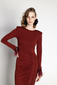 EDEN DRESS RED