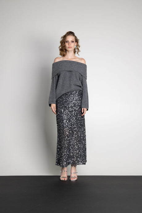 CELESTIAL SKIRT GREY