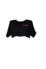 RICA BLACK CROP T-SHIRT