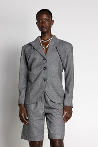 EVERLY TWO-PIECES GRAY BLAZER