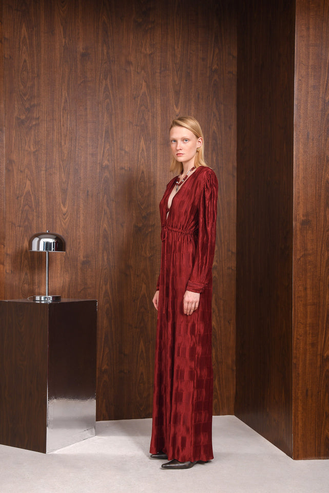 ROLE JUMPSUIT |BORDEAUX