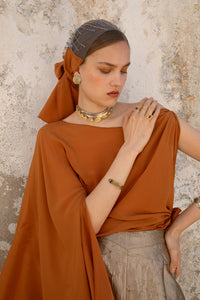 SERENE TOP BURNT ORANGE