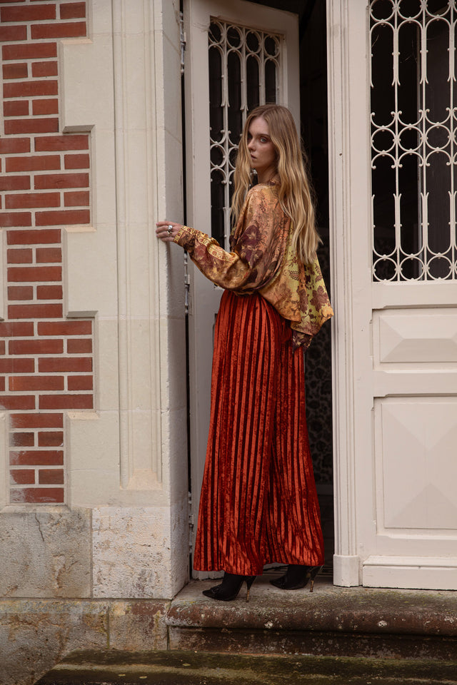 SILAS PANTS BURNT ORANGE