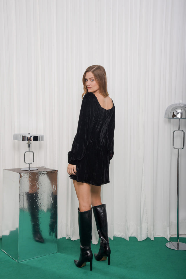 FEARLESS MINI DRESS |BLACK