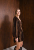 FEARLESS MINI DRESS |BROWN