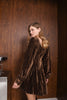FEARLESS MINI DRESS |BROWN