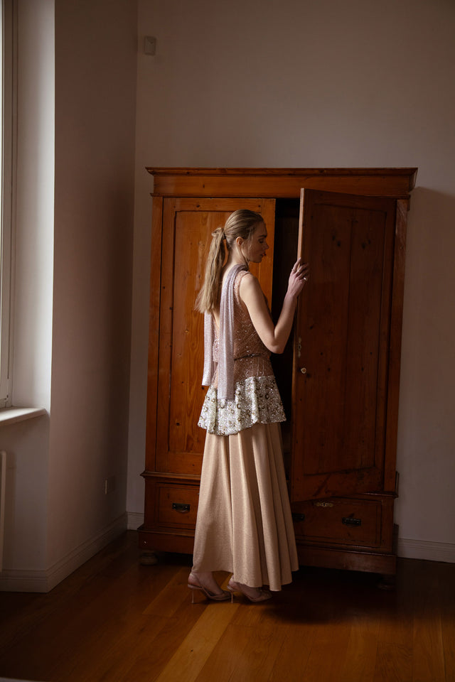 DRIFT DRESS GOLD