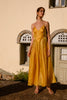 FENELLA DRESS GOLD YELLOW