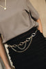 "AURORA" NICKEL CHAIN BELT