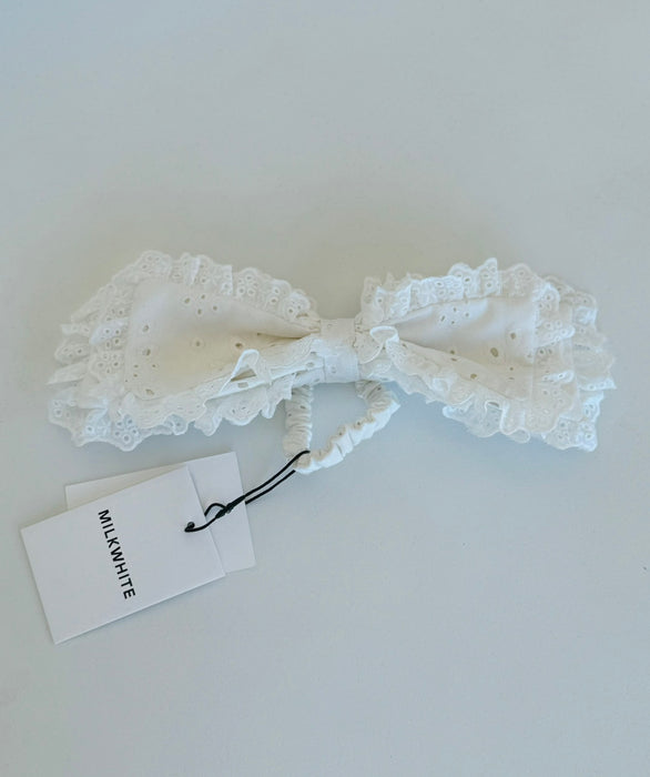 HAIR BOW IVORY