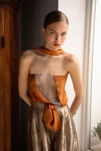 VALOR SCARF BURNT ORANGE