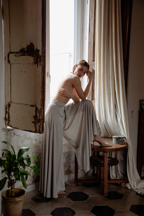ALBA PANTS SILVERY
