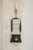 "WINGS" SMALL BLACK GOLD SHOULDER BAG