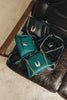 "WINGS" SMALL BLACK GOLD SHOULDER BAG